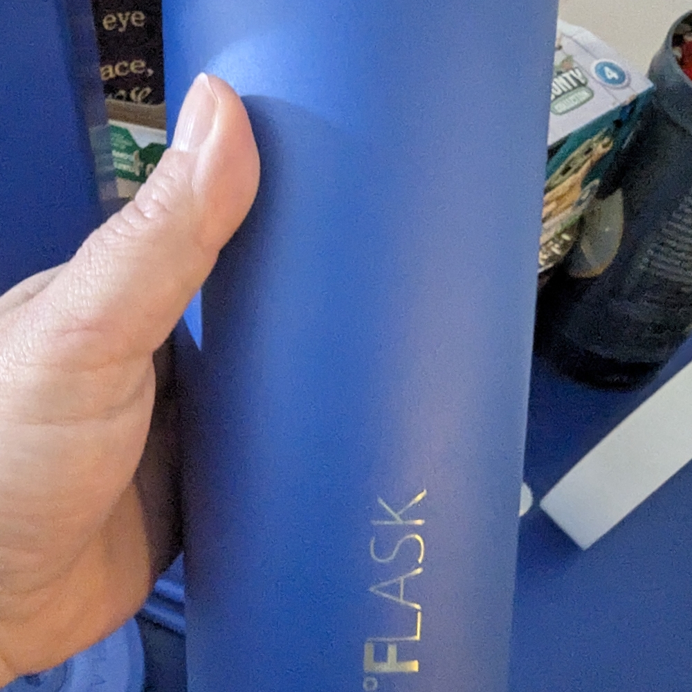 Iron Flask Blue Water Bottle - Picture 6 of 8